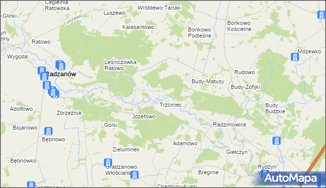 mapa Bieżany, Bieżany na mapie Targeo