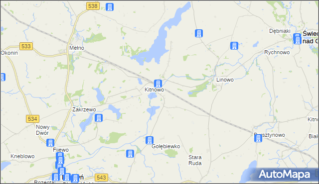 mapa Boguszewo gmina Gruta, Boguszewo gmina Gruta na mapie Targeo