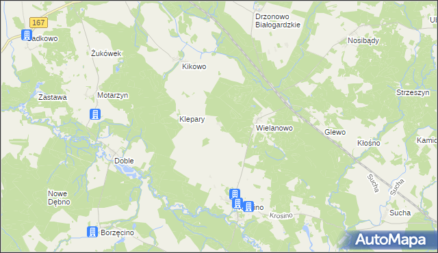 mapa Boleszkowice gmina Grzmiąca, Boleszkowice gmina Grzmiąca na mapie Targeo