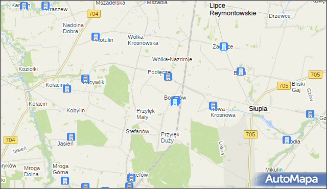 mapa Bonarów, Bonarów na mapie Targeo