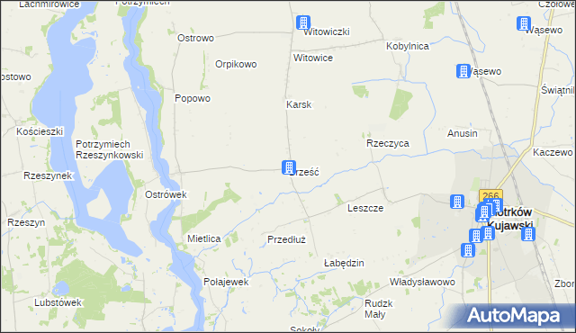 mapa Brześć, Brześć na mapie Targeo