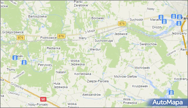 mapa Bystrzanów, Bystrzanów na mapie Targeo