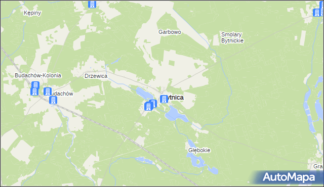 mapa Bytnica, Bytnica na mapie Targeo