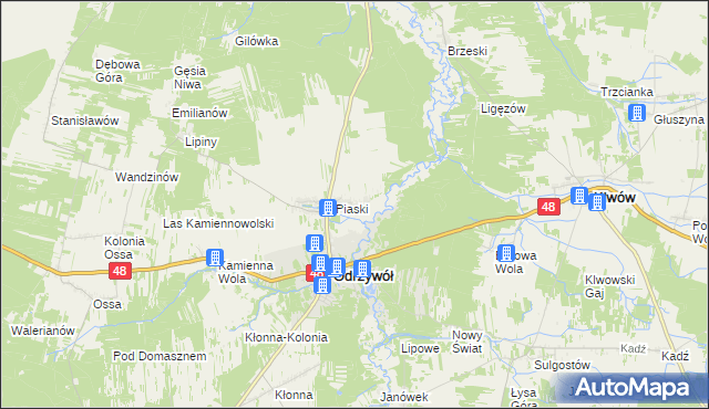 mapa Ceteń, Ceteń na mapie Targeo