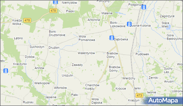 mapa Charchów Pański, Charchów Pański na mapie Targeo