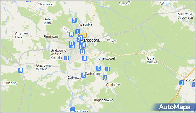 mapa Chełstówek, Chełstówek na mapie Targeo