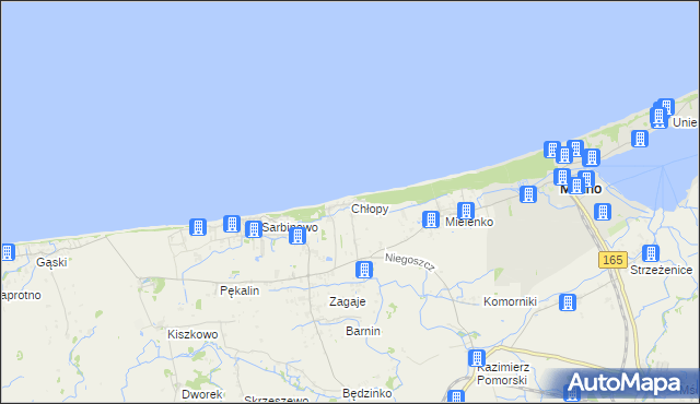 mapa Chłopy, Chłopy na mapie Targeo