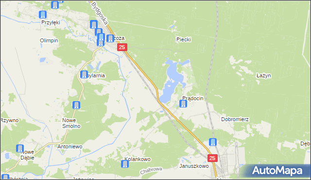 mapa Chmielniki gmina Nowa Wieś Wielka, Chmielniki gmina Nowa Wieś Wielka na mapie Targeo