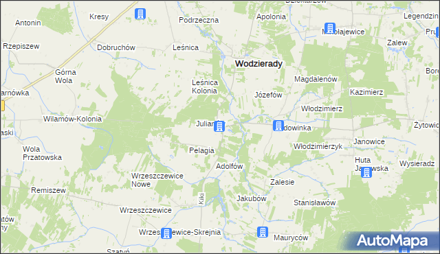 mapa Chorzeszów, Chorzeszów na mapie Targeo