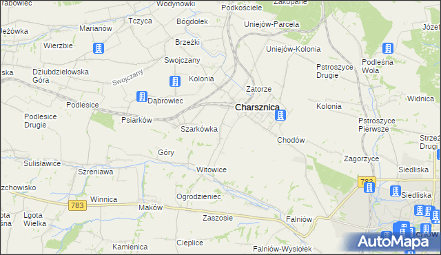 mapa Ciszowice, Ciszowice na mapie Targeo