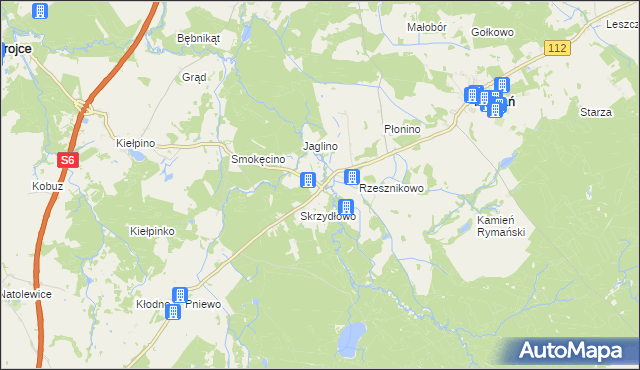 mapa Czartkowo, Czartkowo na mapie Targeo