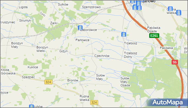 mapa Czechnów, Czechnów na mapie Targeo