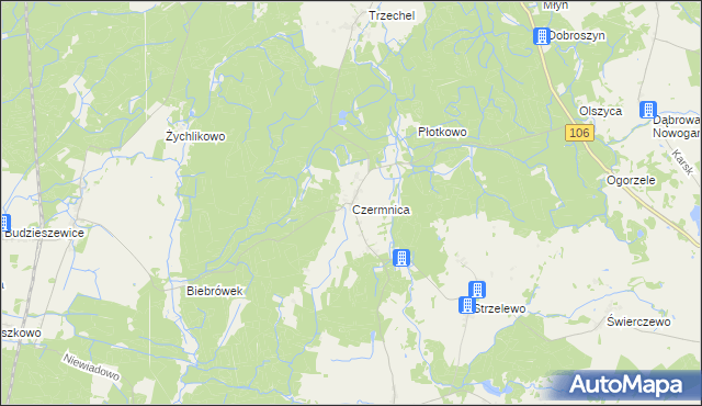 mapa Czermnica, Czermnica na mapie Targeo