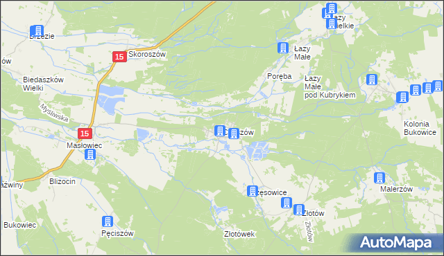 mapa Czeszów, Czeszów na mapie Targeo