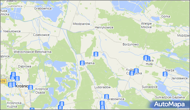 mapa Czeszyce, Czeszyce na mapie Targeo