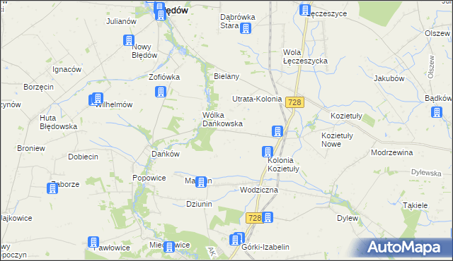 mapa Dalboszek, Dalboszek na mapie Targeo