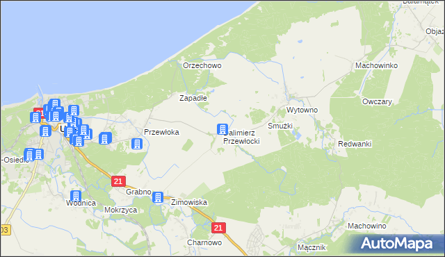 mapa Dalimierz Przewłocki, Dalimierz Przewłocki na mapie Targeo