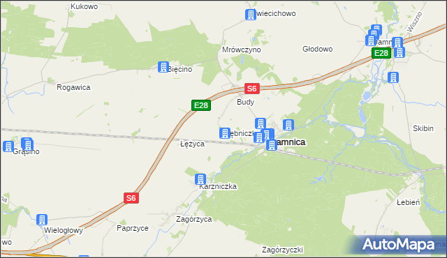 mapa Dębniczka, Dębniczka na mapie Targeo