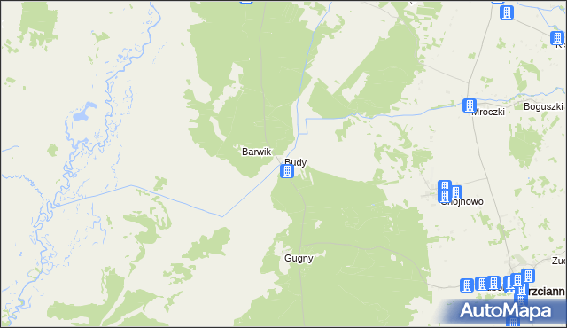 mapa Dobarz gmina Trzcianne, Dobarz gmina Trzcianne na mapie Targeo