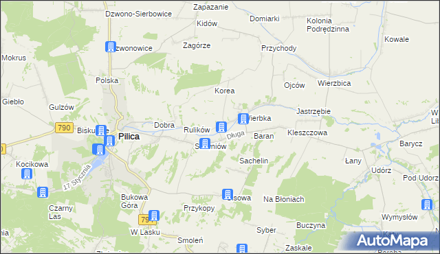 mapa Dobra-Kolonia, Dobra-Kolonia na mapie Targeo