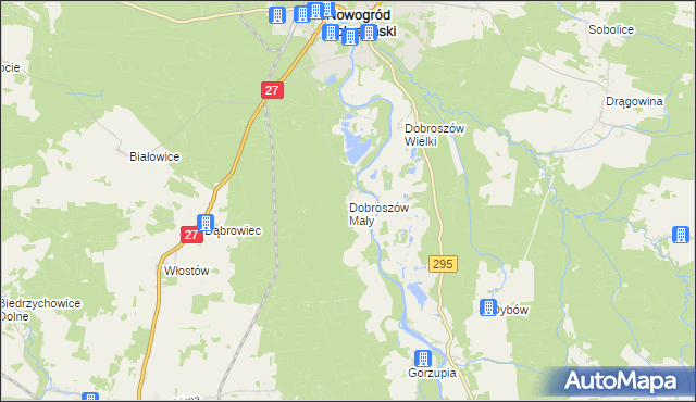 mapa Dobroszów Mały, Dobroszów Mały na mapie Targeo