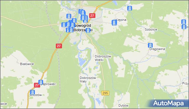 mapa Dobroszów Wielki, Dobroszów Wielki na mapie Targeo