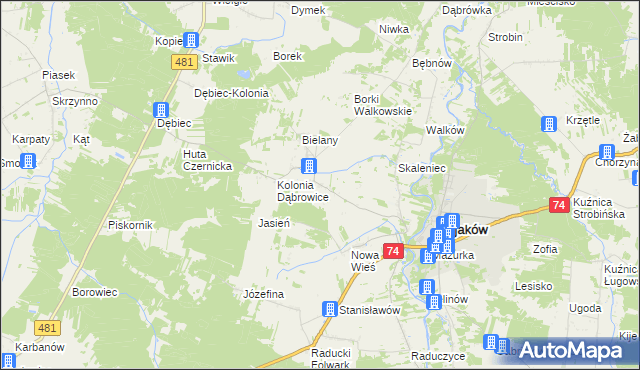 mapa Dolina Czernicka, Dolina Czernicka na mapie Targeo