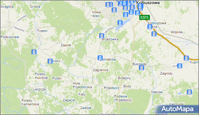 mapa Domatków, Domatków na mapie Targeo