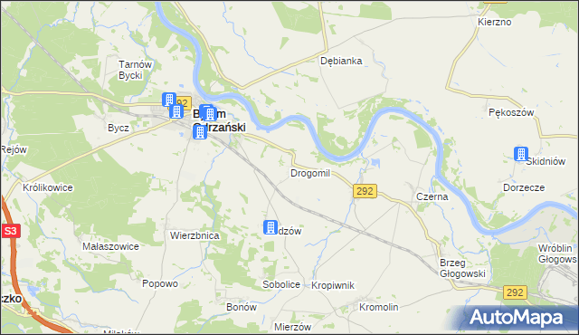 mapa Drogomil, Drogomil na mapie Targeo