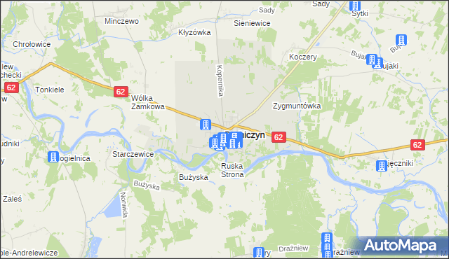mapa Drohiczyn, Drohiczyn na mapie Targeo