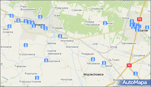 mapa Drygulec, Drygulec na mapie Targeo