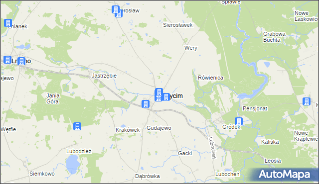 mapa Drzycim, Drzycim na mapie Targeo