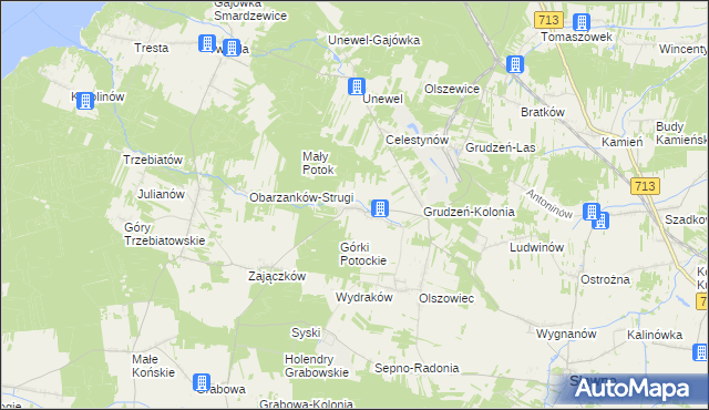 mapa Duży Potok, Duży Potok na mapie Targeo