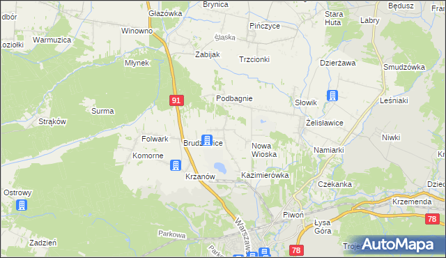 mapa Dziewki, Dziewki na mapie Targeo