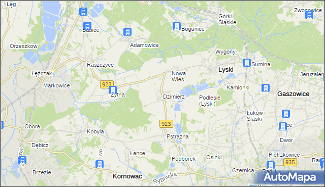 mapa Dzimierz, Dzimierz na mapie Targeo