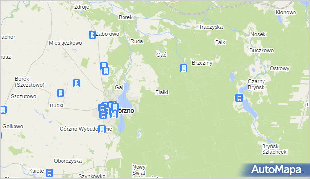 mapa Fiałki, Fiałki na mapie Targeo