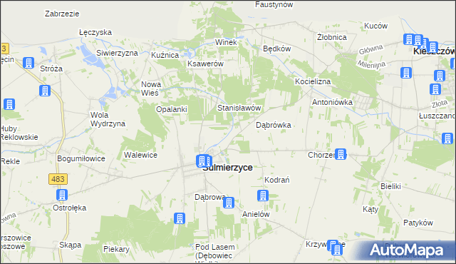 mapa Filipowizna, Filipowizna na mapie Targeo