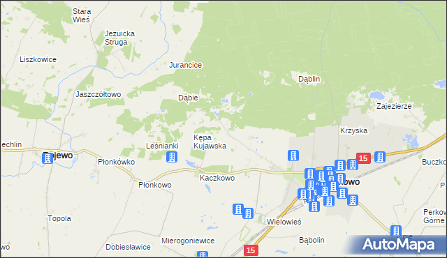 mapa Godzięba, Godzięba na mapie Targeo