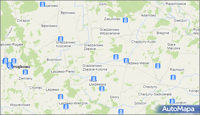 mapa Goszczk, Goszczk na mapie Targeo