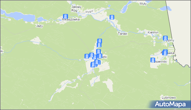 mapa Gruszki, Gruszki na mapie Targeo