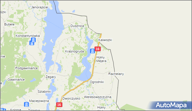 mapa Hołny Mejera, Hołny Mejera na mapie Targeo