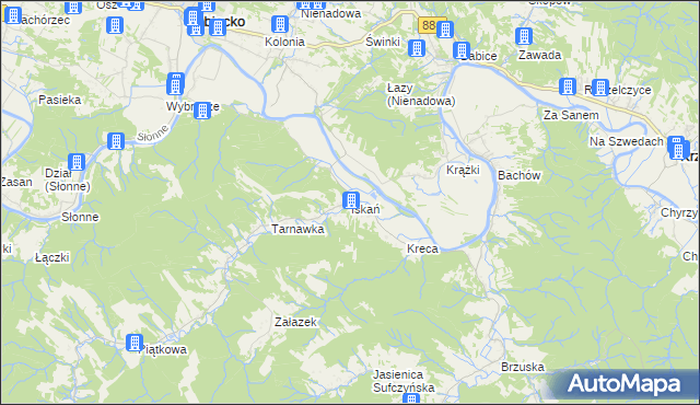 mapa Iskań, Iskań na mapie Targeo