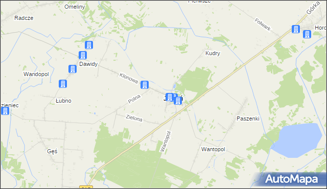 mapa Jabłoń powiat parczewski, Jabłoń powiat parczewski na mapie Targeo