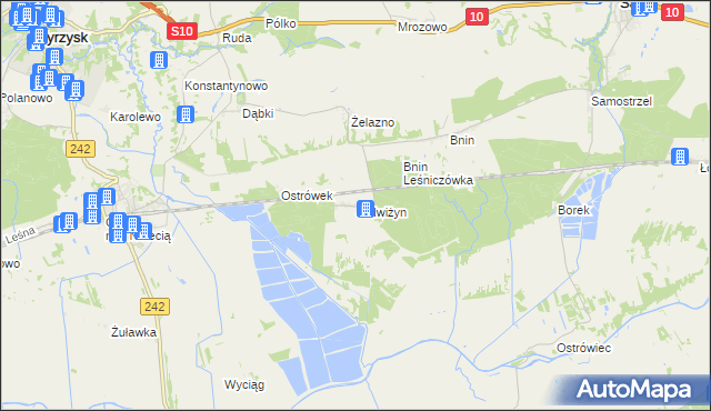 mapa Jadwiżyn gmina Sadki, Jadwiżyn gmina Sadki na mapie Targeo