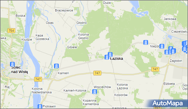 mapa Janiszów gmina Łaziska, Janiszów gmina Łaziska na mapie Targeo