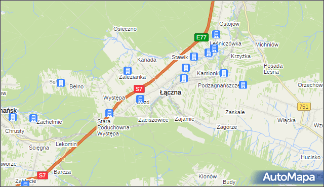 mapa Jęgrzna, Jęgrzna na mapie Targeo