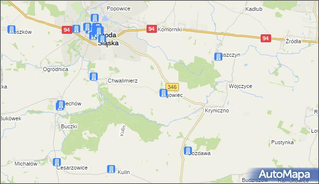 mapa Jugowiec, Jugowiec na mapie Targeo