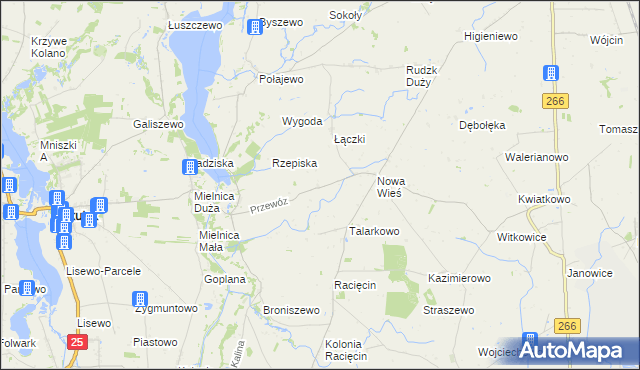 mapa Katarzyna gmina Piotrków Kujawski, Katarzyna gmina Piotrków Kujawski na mapie Targeo