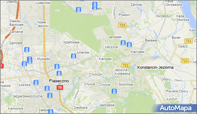 mapa Kierszek, Kierszek na mapie Targeo