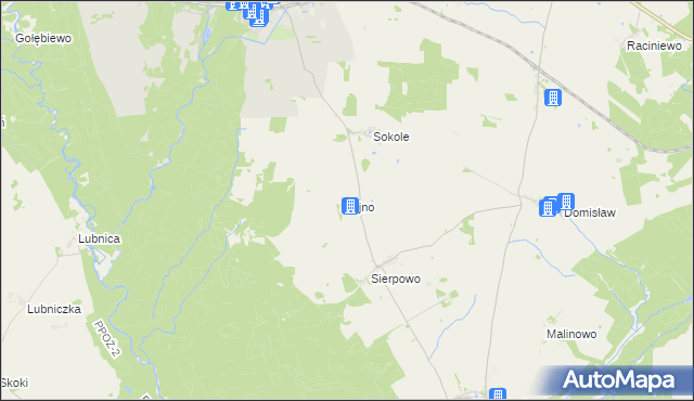 mapa Kijno, Kijno na mapie Targeo